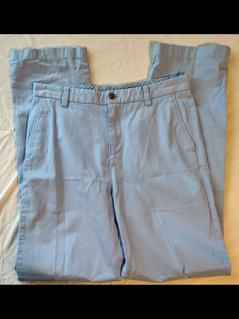 Brooks Brothers Red Fleece Sky Blue Chinos Pants Youth Size 18 (31 x 32)